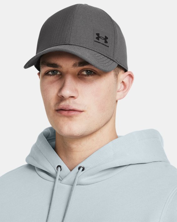 หมวกแก๊ป UA ArmourVent Adjustable สำหรับผู้ชาย in Gray image number 2